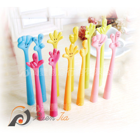 彎曲手指圓珠筆