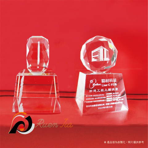 上樑建築紀念水晶